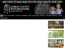 Tablet Screenshot of fcpotawatomi.com
